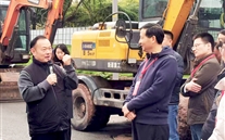 大渡口区政协主席刘德毅带队调研bet356体育中心项目